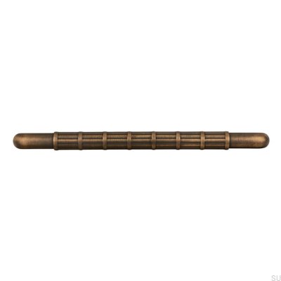 Tirador alargado para mueble 2608 160 Metal Oro Antiguo