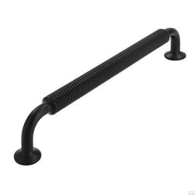 Tirador alargado para mueble 2630 160 Metal Negro Mate