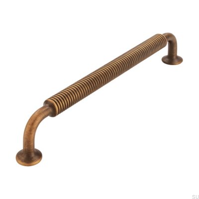Tirador alargado para mueble 2630 160 Metal Oro Antiguo
