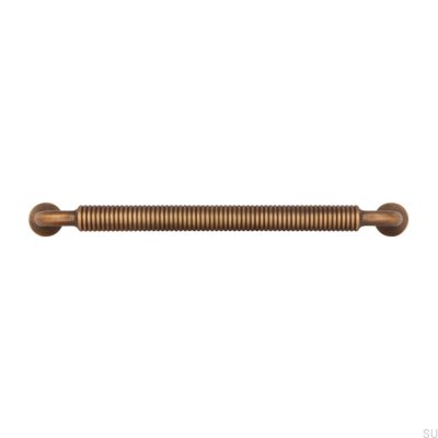 Tirador alargado para mueble 2630 160 Metal Oro Antiguo