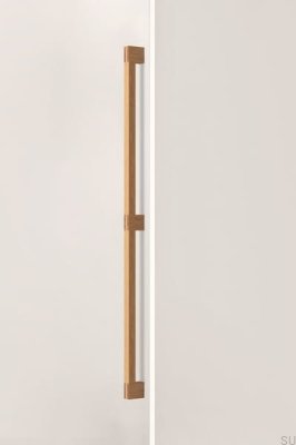 Tirador alargado para muebles de madera de roble Hako Big 960