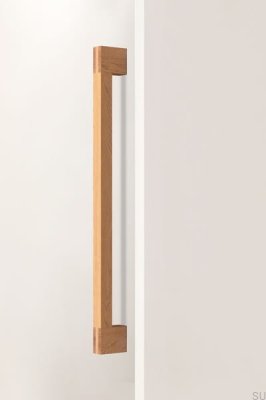 Tirador alargado para muebles de madera de roble Hako Big 480