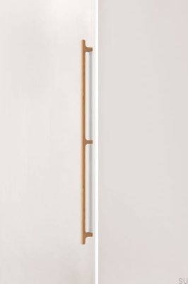 Tirador alargado para muebles de madera de roble Hinoki Wood Big 832