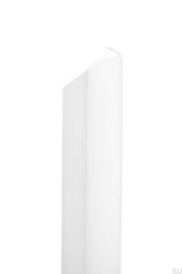 Tirador para muebles Vann 1200 Edge de aluminio blanco mate