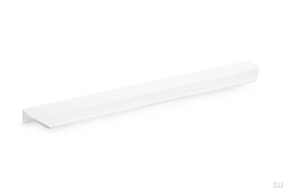 Tirador para muebles Vann 350 Edge de aluminio blanco mate