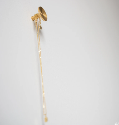 Sture 28 Percha para muebles Latón cepillado Sin pintar