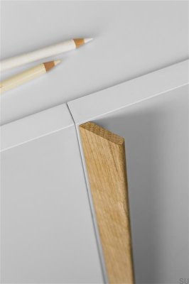 Tirador alargado para muebles de madera de roble Cano 1024