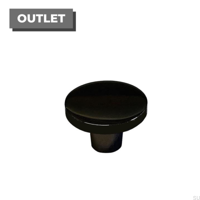 Pomo para mueble Rivet 20 Metal negro