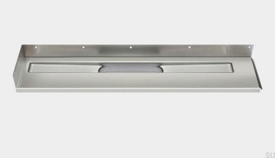 Desagüe lineal 1002 700 Brida izquierda Pared acero