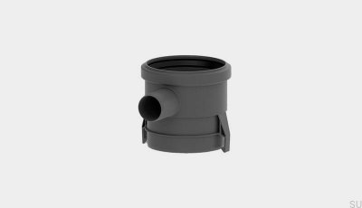 Extensión de desagüe de esquina con conexión lateral de 40 mm