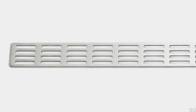 Rejilla de drenaje ClassicLine Stripe 760 acero cepillado