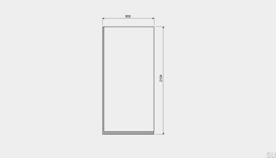 Mampara de ducha GlassLine 900