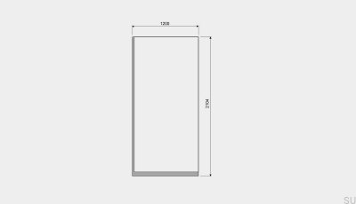 Mampara de ducha GlassLine 1200