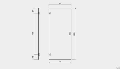 Puertas de ducha GlassLine 800