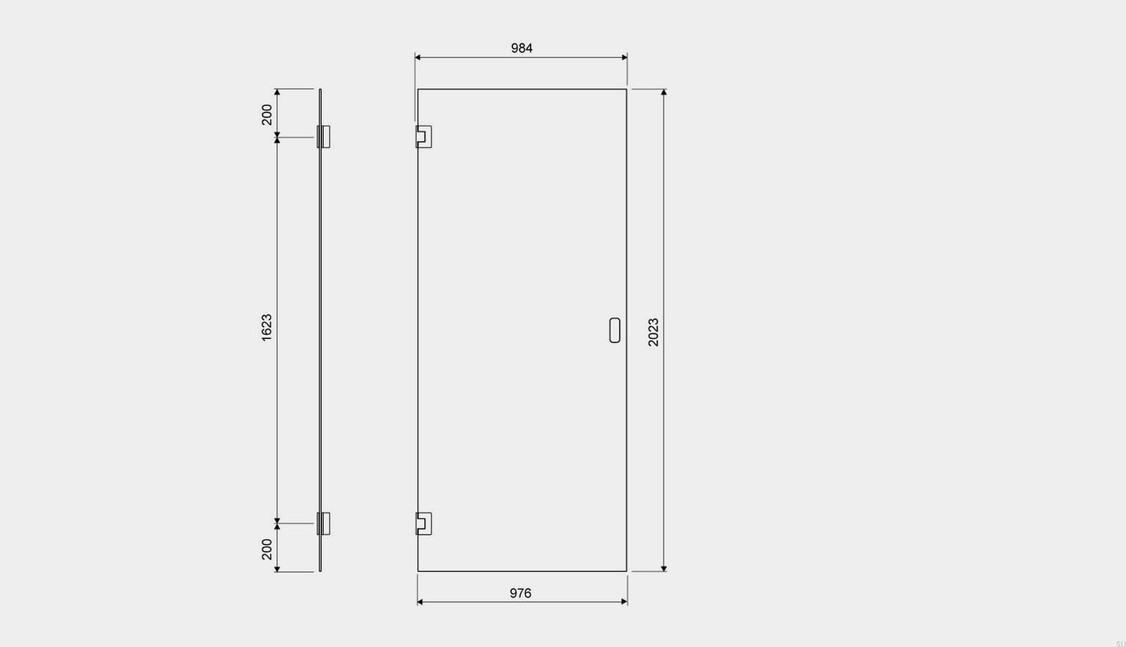 54001000--Drzwi-prysznicowe-GlassLine-1000-Unidrain-Skandynawskie-Uchwyty_2