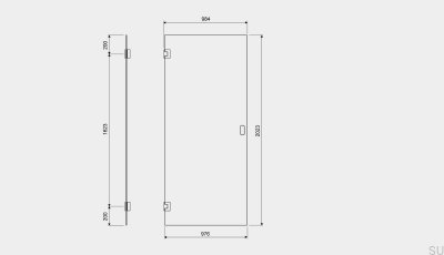 Puertas de ducha GlassLine 1000