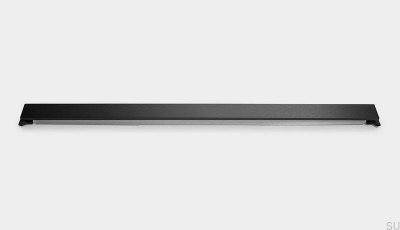 Panel de drenaje lineal HighLine 833 de acero PVD negro