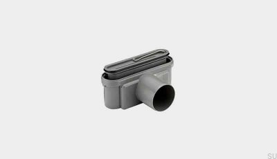 Módulo de desagüe con salida horizontal 75 mm con sifón extraíble
