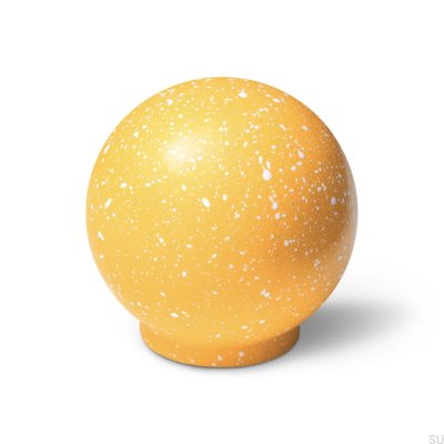 Pomo para mueble Ren Melange Yellow & White 35 de madera, haya