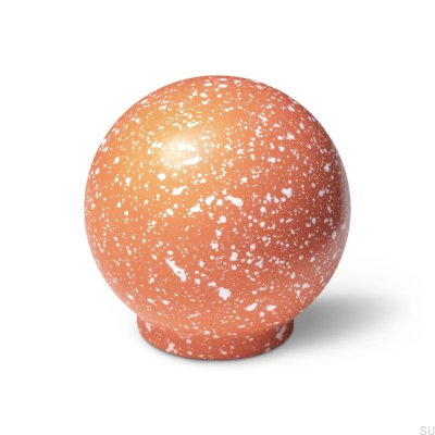 Ren Melange Orange & White 35 pomo para mueble de madera, haya
