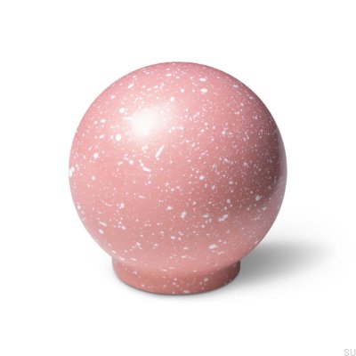Pomo para muebles Ren Melange Rosa y Blanco 35 Madera Haya