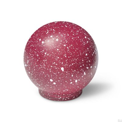 Ren Melange Wine Red & White 35 pomo para mueble de madera, haya