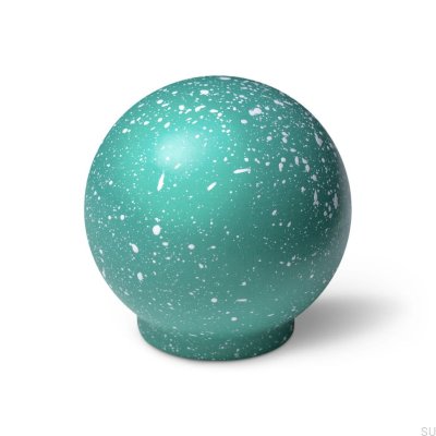 Pomo para mueble de madera Ren Melange Light Green & White 35, haya