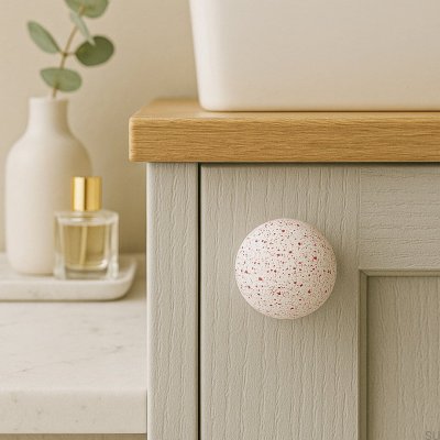 Pomo para muebles Ren Melange Frambuesa Mousse 35 Madera Haya