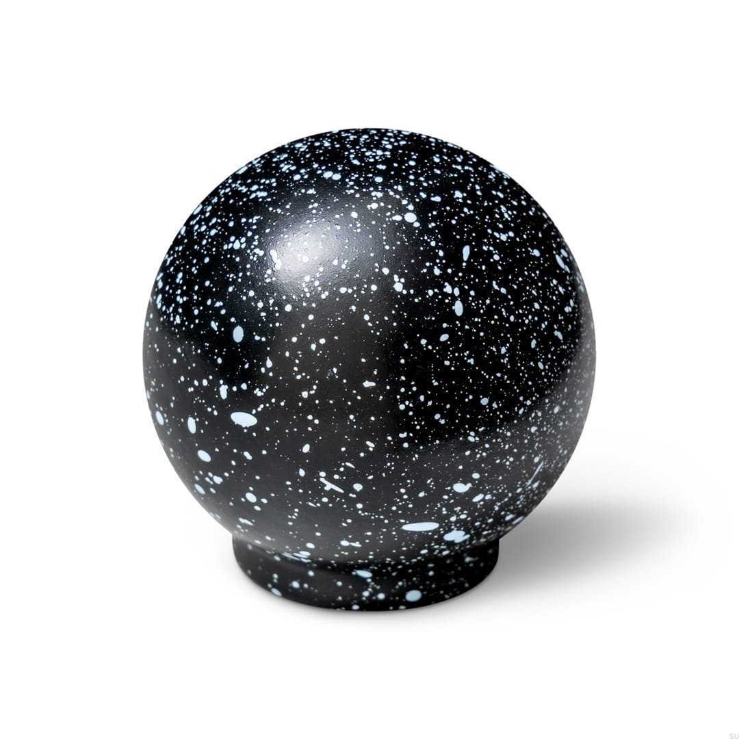Blck&LghMl--Gałka-meblowa-Ren-Melange-Black-&-Light-Blue-35-Drewniana-Bukowa-Vince-Skandynawskie-Uchwyty