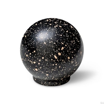 Pomo para muebles Ren Melange Negro y Marrón 35 Madera Haya
