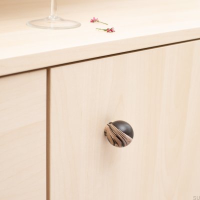 Pomo para mueble Ren Espresso Solo 35 Madera Haya