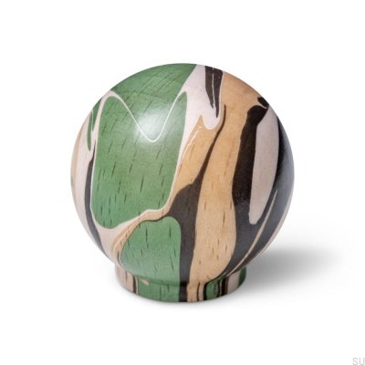 Pomo para muebles Ren Espresso Rich Green 35 Madera Haya