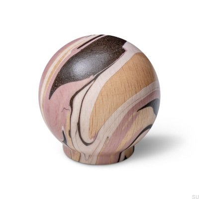 Pomo para mueble Ren Espresso Lila 35 Madera Haya
