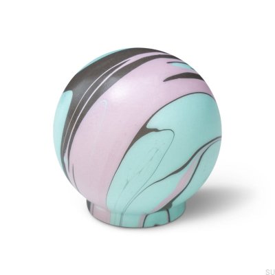 Pomo para mueble Ren Funky Black 35 Madera Haya