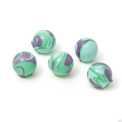 Pomo para muebles Ren Purple Haze 35 Madera Haya