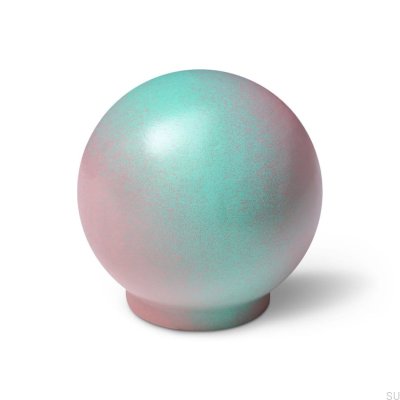 Pomo para muebles Ren Gradient Light Green de Purple 35 Madera Haya