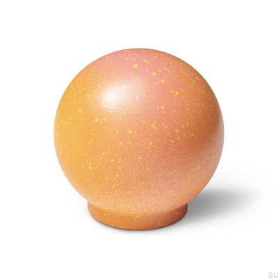 Pomo para muebles Ren Melange en degradado Hot Mimosa 35 Madera Haya