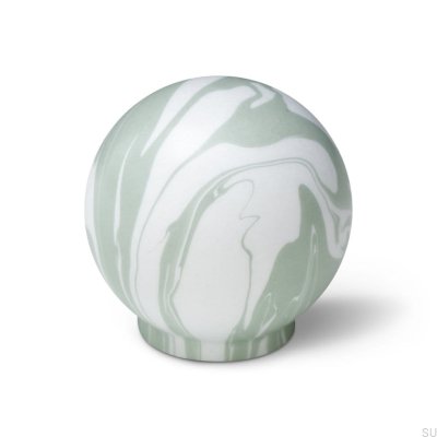 Pomo para mueble Ren Blanco Mistel 35 Madera Haya