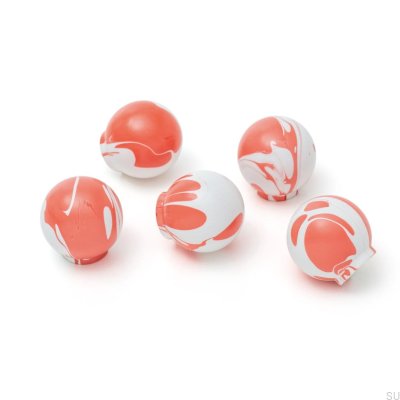 Pomo para mueble Ren Blanco Cereza Rojo 35 Madera Haya