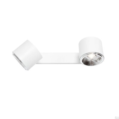 Lámpara de techo Bot 2 de metal blanco