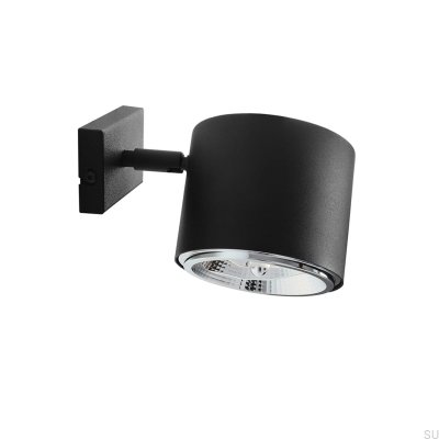 Lámpara de pared Bot Metal Negro