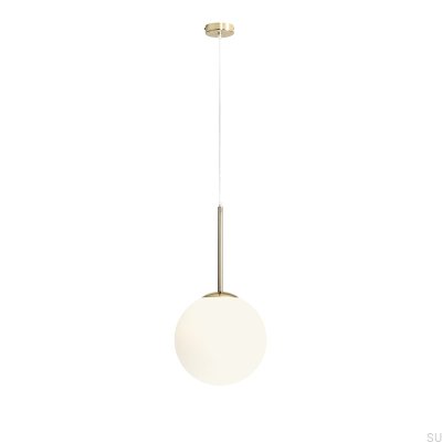 Lámpara colgante Bosso Medium 30 de metal dorado
