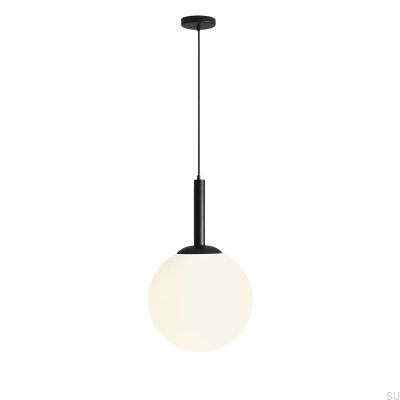 Lámpara colgante Bosso Grande 40 de metal negro