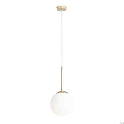Lámpara colgante Bosso Mini 20 de metal dorado