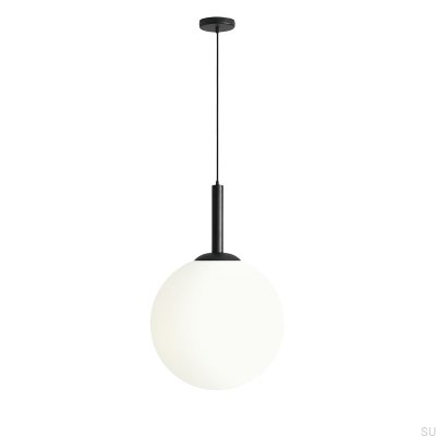Lámpara colgante Bosso Grande 50 de metal negro