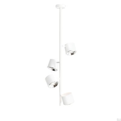Lámpara de techo Bot 4 Vertical Metal Blanco