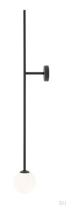 Lámpara de pared de metal negro Pinne