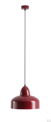 Lámpara colgante Como Metal Burgundy