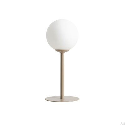 Lámpara de escritorio Pinne de metal beige