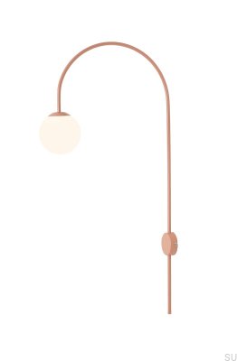 Lámpara de pared Una Metal Coral